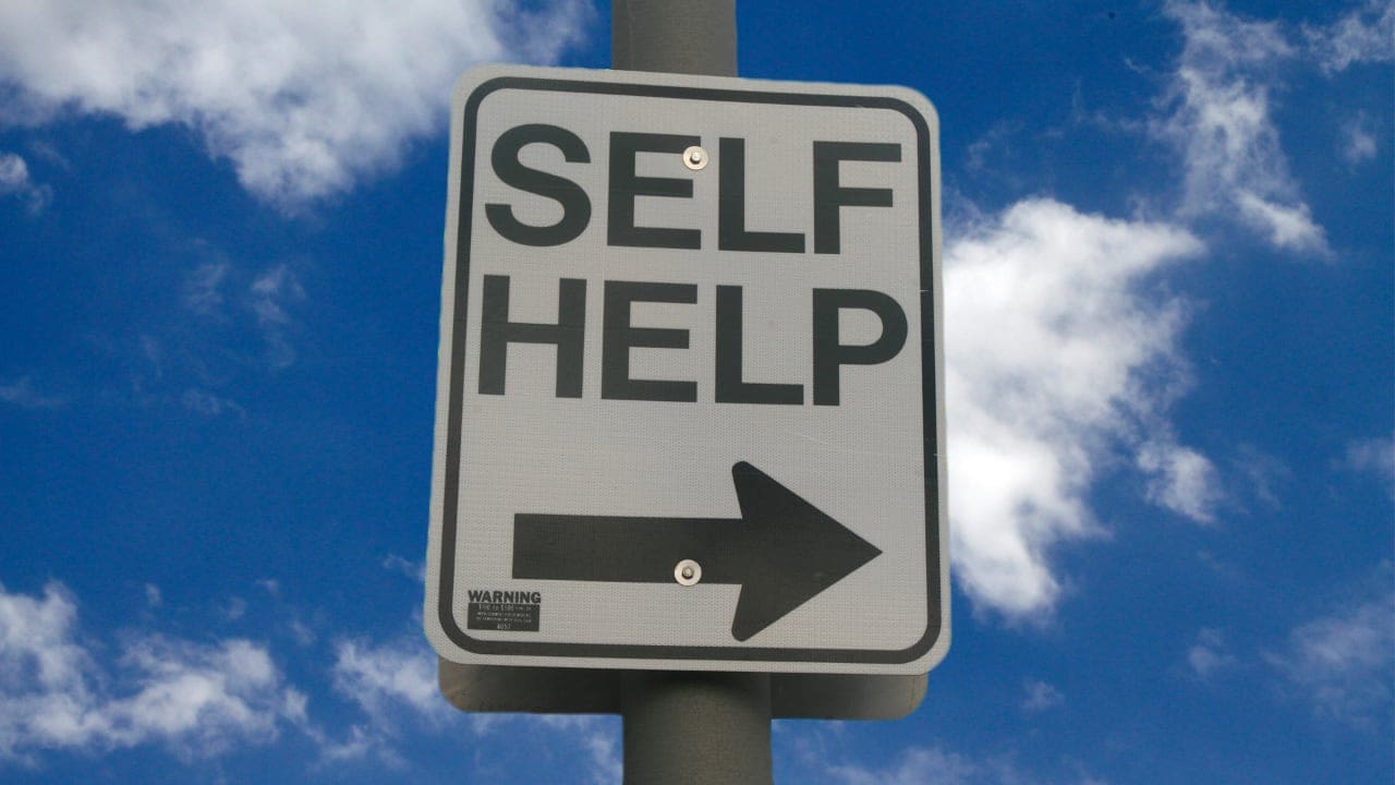 Self Help Road Sign - Free Self Help Booklets
